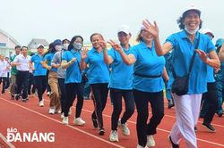 Quận Thanh Khê hưởng ứng ngày chạy Olympic vì sức khỏe toàn dân 2023