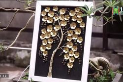 Sáng tạo tranh từ đồ tái chế