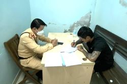 Phê ma túy, thanh niên chạy ô tô bất chấp biển cấm