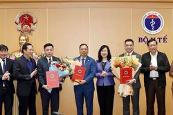 Bộ Y tế bổ nhiệm nhiều lãnh đạo chủ chốt