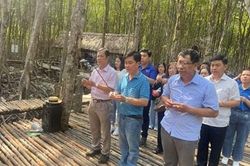 Chi đoàn VKSND tỉnh Tiền Giang về nguồn tại Căn cứ cách mạng Rừng Sác Cần Giờ