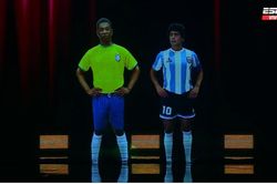 Công nghệ AI tái hiện hình ảnh Pele, Maradona gửi lời nhắn đặc biệt cho Messi