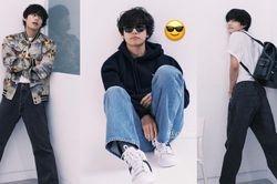 V BTS toát lên vẻ ngoài bạn trai hoàn hảo với đồ casual của Celine
