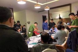 Khởi tố 21 bị can vụ đánh bạc tại khách sạn ở Vĩnh Phúc