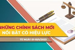 Điểm danh những chính sách mới nổi bật có hiệu lực từ đầu tháng 4/2023