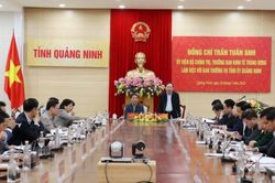 Trưởng Ban Kinh tế Trung ương làm việc với tỉnh Quảng Ninh về công tác quản lý, bảo vệ rừng