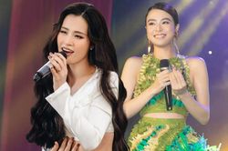 Đông Nhi vướng tranh cãi khi hát ca khúc hit của Hoàng Thùy Linh