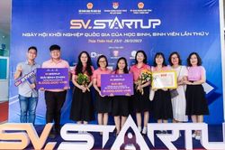 Dự án Symcocha của sinh viên HUFI đạt 2 giải tại Cuộc thi SV.Startup