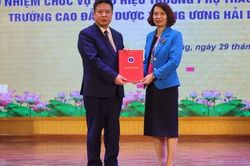 Bộ Y tế bổ nhiệm Phó hiệu trưởng Trường Cao đẳng Dược Trung ương Hải Dương
