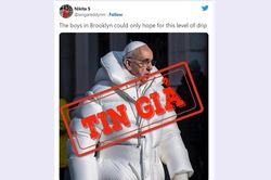 Bức ảnh do AI tạo ra về Giáo hoàng Francis gây 'bão' mạng xã hội