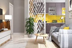 Cải tạo căn hộ 50m2 từ 1 thành 2 phòng ngủ cho gia đình 3 người