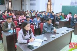 Tập huấn giảm thiểu tảo hôn và hôn nhân cận huyết thống tại Bá Thước