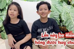 Con trai Khánh Thi - Phan Hiển hồn nhiên: 'Lần này ba của Bi không được huy chương nên Bi cũng vui lắm'
