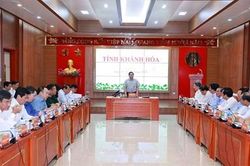 Thủ tướng Chính phủ: Khánh Hòa cần huy động tối đa nguồn lực; nâng cao hiệu quả thu hút và sử dụng vốn đầu tư