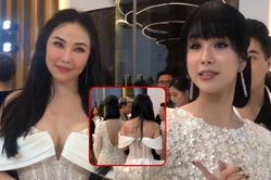 Diệp Lâm Anh 'đánh bại' Quỳnh Thư khi đụng độ trên thảm đỏ: Ai đẳng cấp nhìn vào biết ngay!