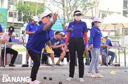 Gần 80 vận động viên dự giải vô địch bi sắt thành phố Đà Nẵng năm 2023