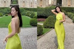 Hoa hậu Đỗ Mỹ Linh khoe ảnh chụp toàn thân nhưng netizen phát hiện có điều lạ