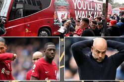 Đã thua đau, Liverpool còn bị CĐV Man City 'chọi gạch' vỡ kính xe buýt