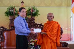 Đồng chí Trần Thanh Mẫn chúc Tết đồng bào dân tộc Khmer