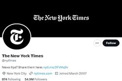 Lý do báo New York Times mất tích xanh Twitter