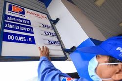 Đồng loạt tăng, xăng RON 95 lên 23.120 đồng/lít