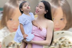 Ái nữ nhà Hồ Ngọc Hà gây 'sốt' cõi mạng với cách ăn 'có một không hai', chính chủ cũng phải bó tay?