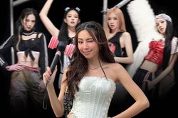 Hoa hậu Thùy Tiên trả lời khi được hỏi thích ai nhất trong BLACKPINK, dân mạng: 'Chị fan nửa mùa à'?