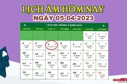 Lịch âm 5/4 – Âm lịch hôm nay 5/4 chính xác nhất - lịch vạn niên 5/4/2023