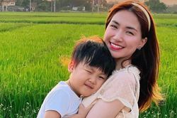 Hòa Minzy: 'Tôi sẽ không bắt con học ngày học đêm, chỉ cần con ngoan là đủ'