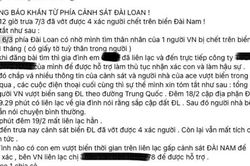 Làm rõ thông tin người Việt bị bắt vì vượt biên trái phép vào Đài Loan