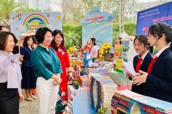 Tưng bừng Ngày hội 'Sách: Nhận thức - Đổi mới - Sáng tạo' quận Thanh Xuân