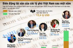 Biến động tài sản của các tỷ phú Việt Nam sau một năm