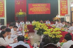 Tập trung giải phóng mặt bằng dự án đường Vành đai 4 đoạn qua huyện Đan Phượng