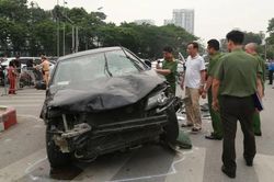 Lời kể của tài xế 'xe điên' tông 17 xe máy