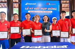 Babolat hỗ trợ phát triển tài năng quần vợt, cầu lông Việt Nam