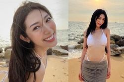 Khổng Tú Quỳnh khoe vóc dáng quyến rũ ở tuổi 32