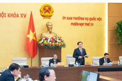 Thường vụ Quốc hội cho ý kiến về 5 dự án luật tại Phiên họp chuyên đề pháp luật tháng 4