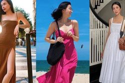 Mặc váy hai dây trẻ trung như sao Việt với 10 công thức