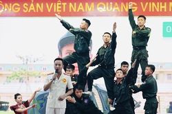 Sôi nổi Hội thi Bí thư Chi bộ giỏi của lực lượng Cảnh sát Cơ động