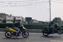 Vây bắt 60 quái xế đua xe gây náo loạn ở Bình Dương