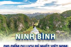 Ninh Bình: Địa điểm du lịch rẻ nhất Việt Nam trong tháng 4/2023