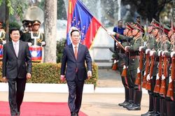 Chủ tịch nước Võ Văn Thưởng thăm chính thức Lào