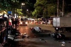 Lại thêm 1 vụ ô tô tông hàng loạt xe máy, nhiều người bị thương