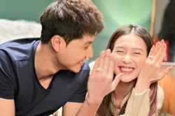 Thanh Sơn, Khả Ngân lộ ảnh tình tứ ở hậu trường
