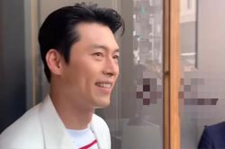 Diện mạo 'không tỳ vết' của Hyun Bin ở tuổi 41 khi bị quay lén bởi cam thường