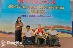 Giải vô địch các môn cầu lông, bóng bàn, cử tạ, boccia người khuyết tật toàn quốc năm 2023: Ngày 11-4, Đồng Nai giành thêm 2 HCB, 1 HCĐ môn cử tạ