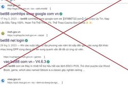 Hàng loạt website cơ quan nhà nước bị chèn link ẩn quảng cáo cờ bạc, cá độ trực tuyến