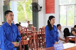 Vợ chồng cướp tiệm vàng lãnh án 15 năm tù