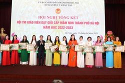 Hà Nội: 128 giáo viên mầm non đạt danh hiệu Giáo viên giỏi cấp thành phố