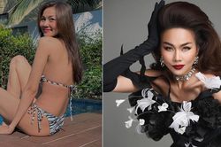 Chị đẹp Thanh Hằng hiếm hoi mặc bikini khoe dáng chuẩn